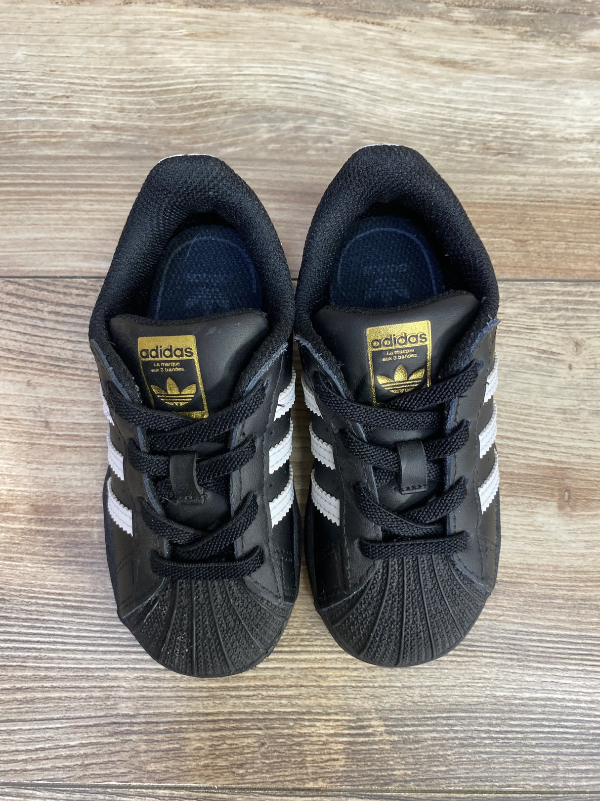 Adidas Superstar II Shoes Black/Cloud White sz 8c - Me n Mommy To Be