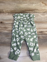 Cat & Jack Floral Romper Green sz 3-6m - Me n Mommy To Be