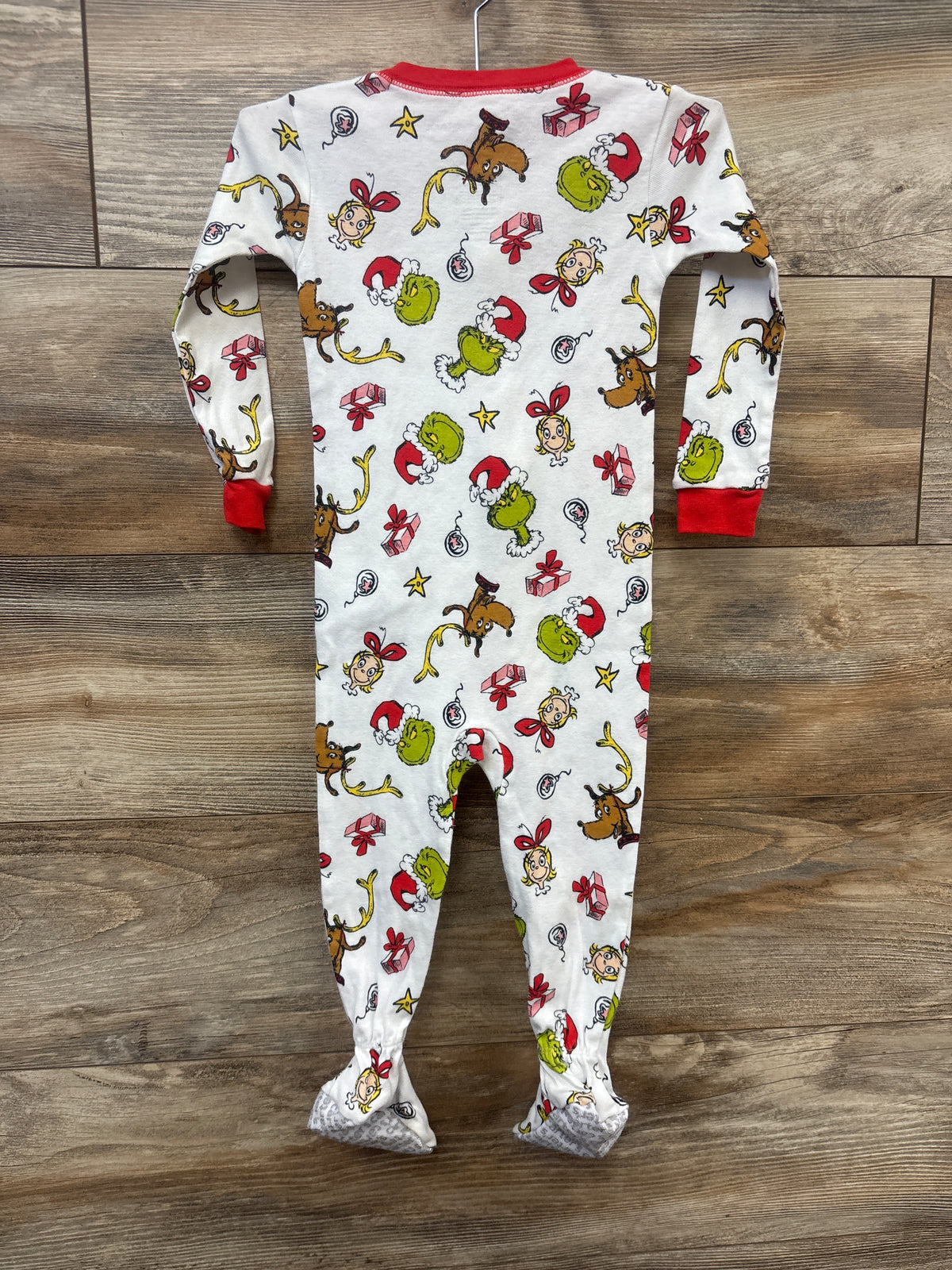 Carter's x The Grinch Sleeper White sz 24m