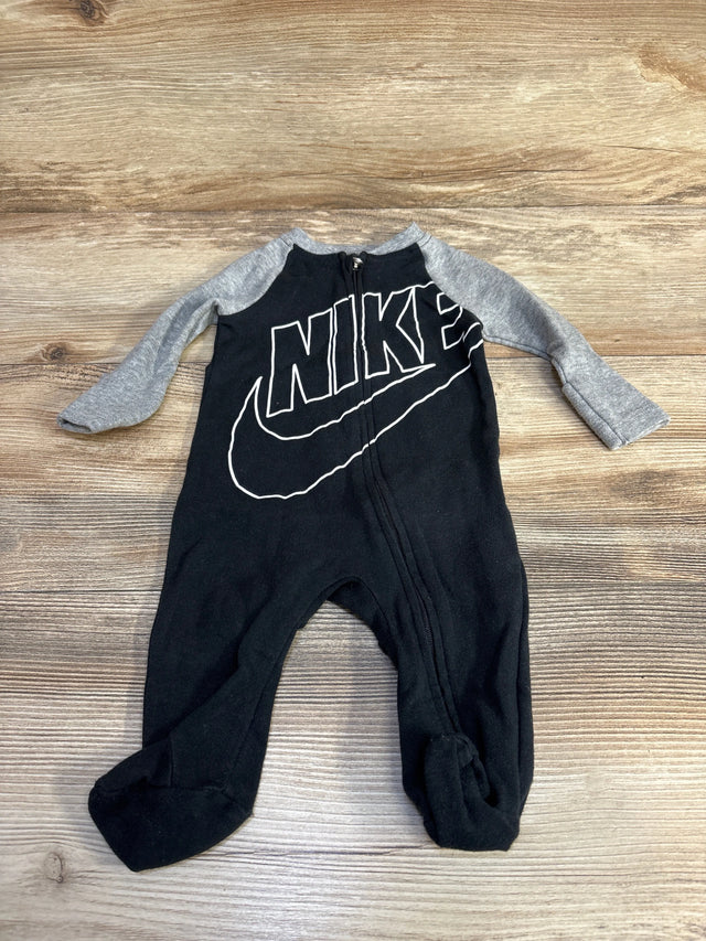 Nike Raglan Sleeper Grey/Black sz 3m - Me n Mommy To Be