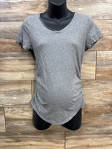 Isabel Maternity Ruched Shirt Grey sz Small