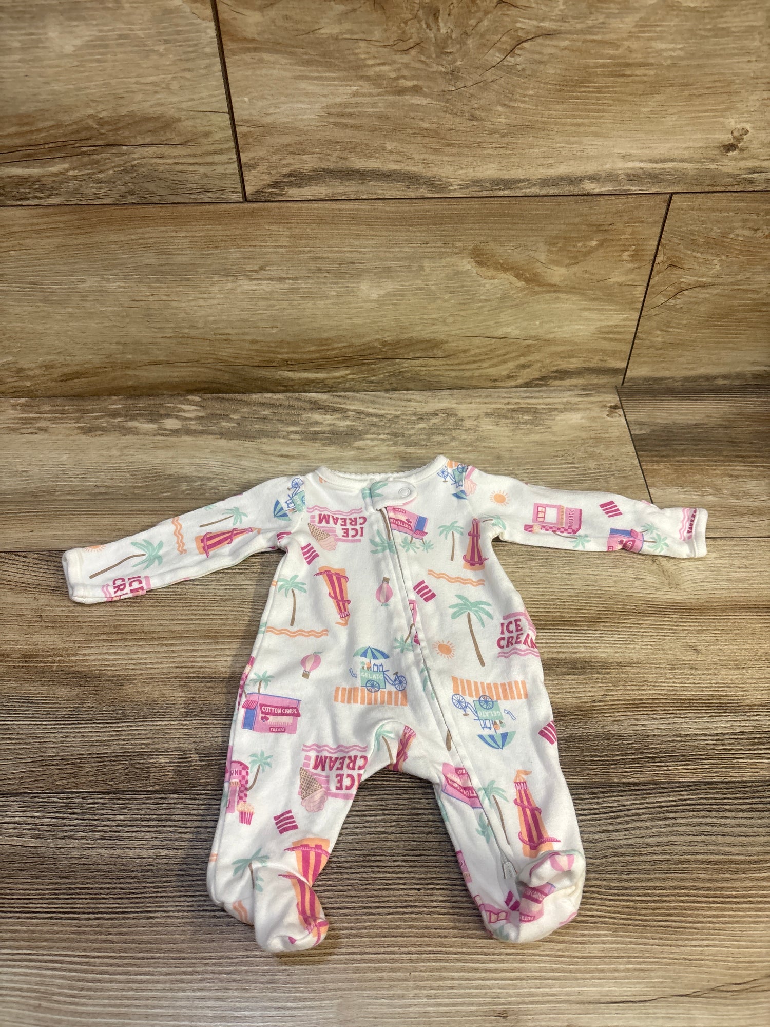 Child Of Mine Sleeper White sz Preemie