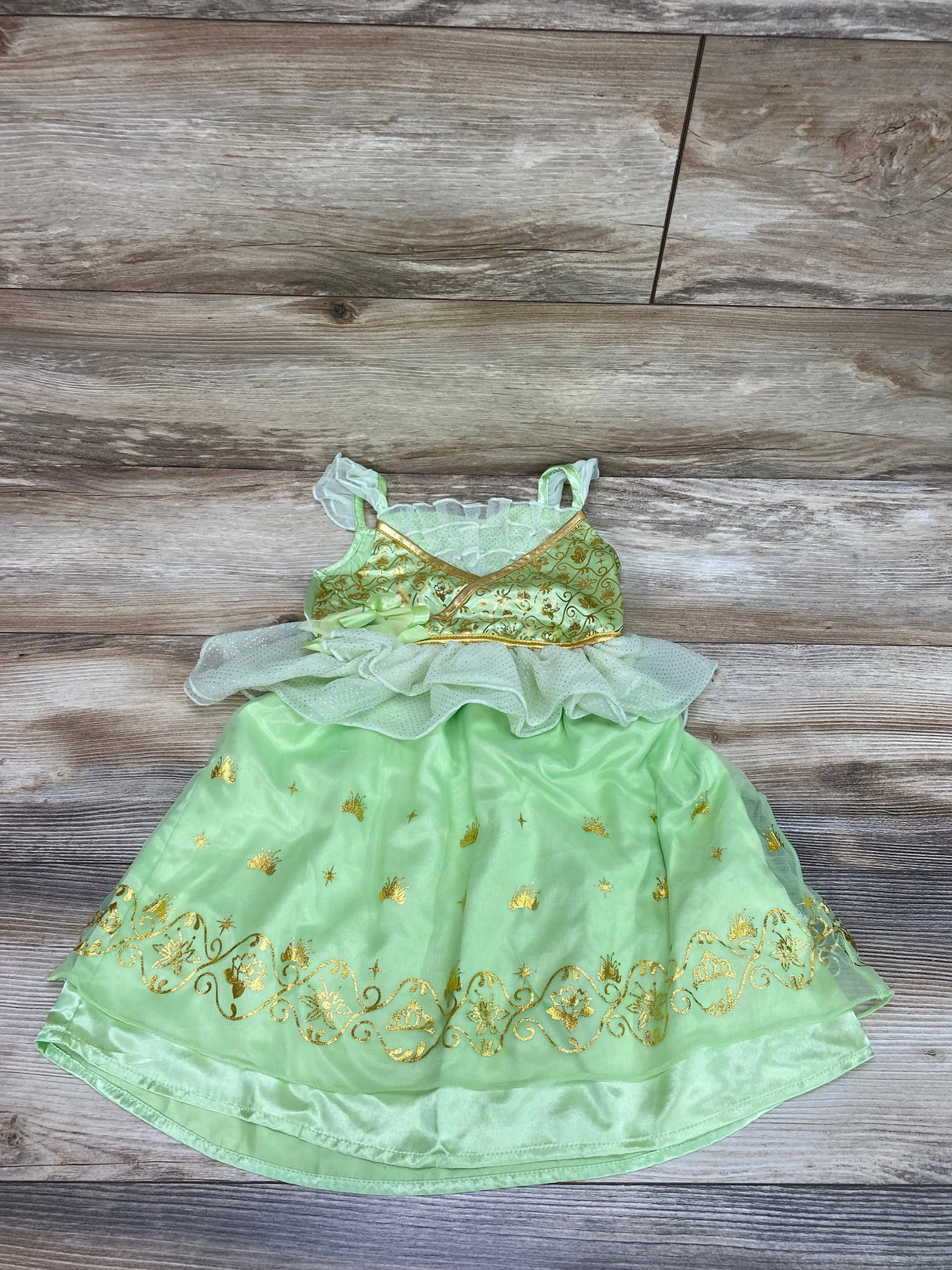 Disney Store Tiana Costume Dress Green sz 2T - Me n Mommy To Be