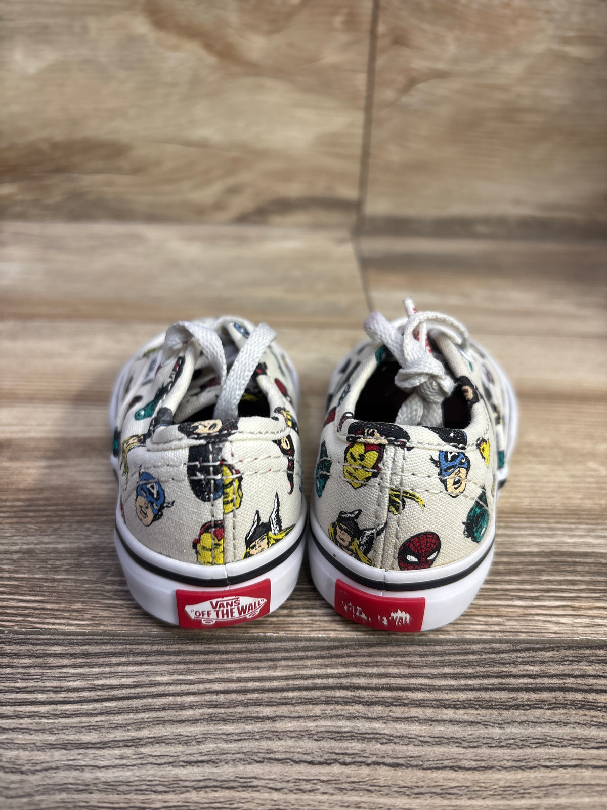 Vans x Marvel Authentic Sneakers Cream sz 4.5c