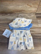 NEW Little Beginnings 3pc 'It's Cool To Be Kind' Outfit Set Blue sz 0-3m