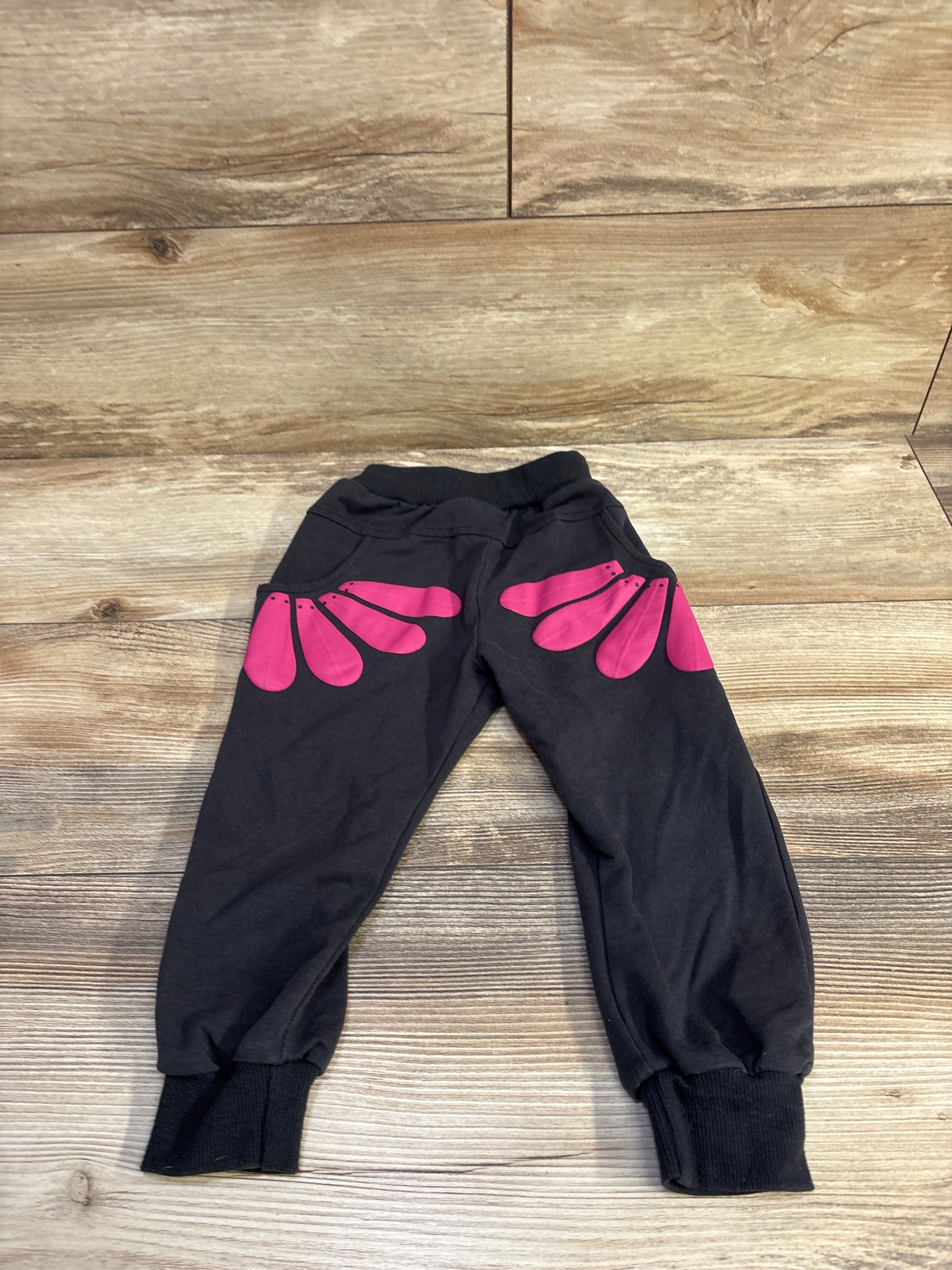Odeerbi Flower Joggers Grey sz 3/4T