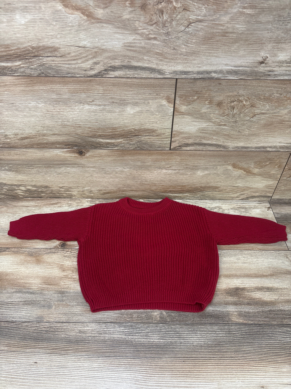 Knit Pullover Sweater Red sz 12m