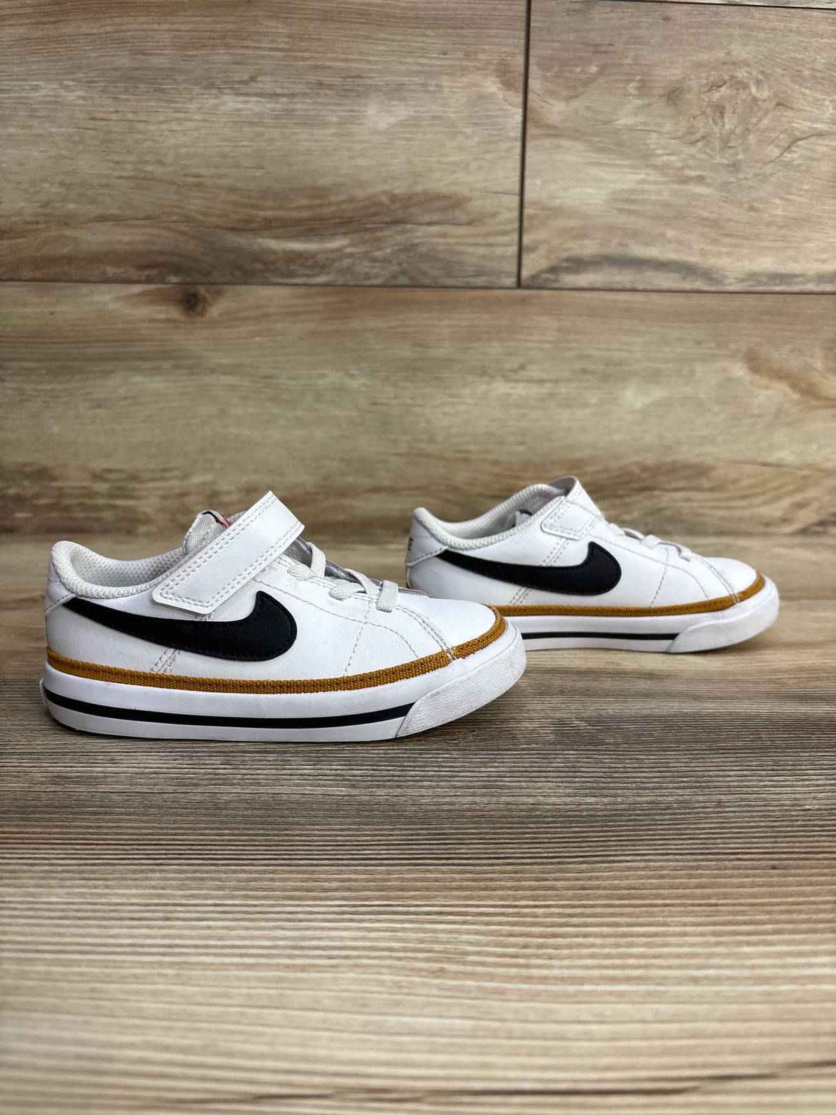 Nike Court Legacy TD 'White Desert Ochre' Sneakers sz 9c