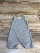 Shein Ribbed Tank Shortie Romper Grey sz 9-12m