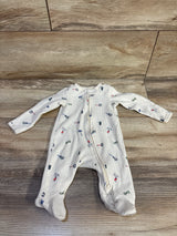 Carter's Tools Waffle Knit Sleeper Ivory sz Newborn