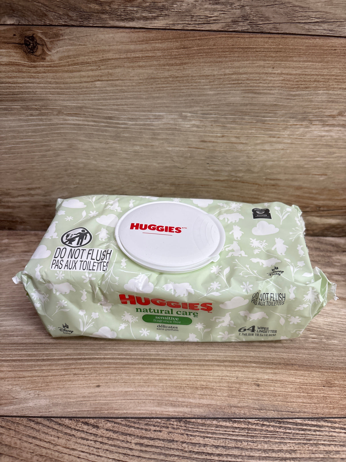 NEW Huggies Natural care Sensitive Unscented Wet Wipes 64ct