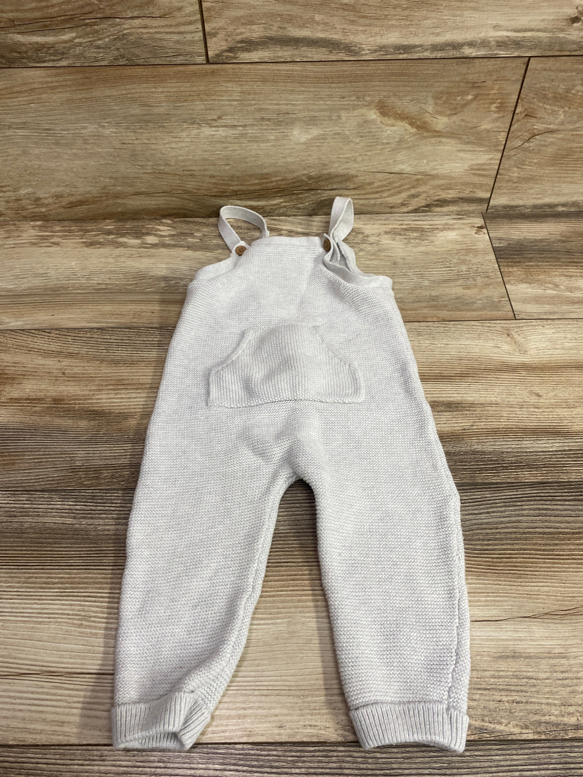 Little Planet Knit Overalls Grey sz 18m
