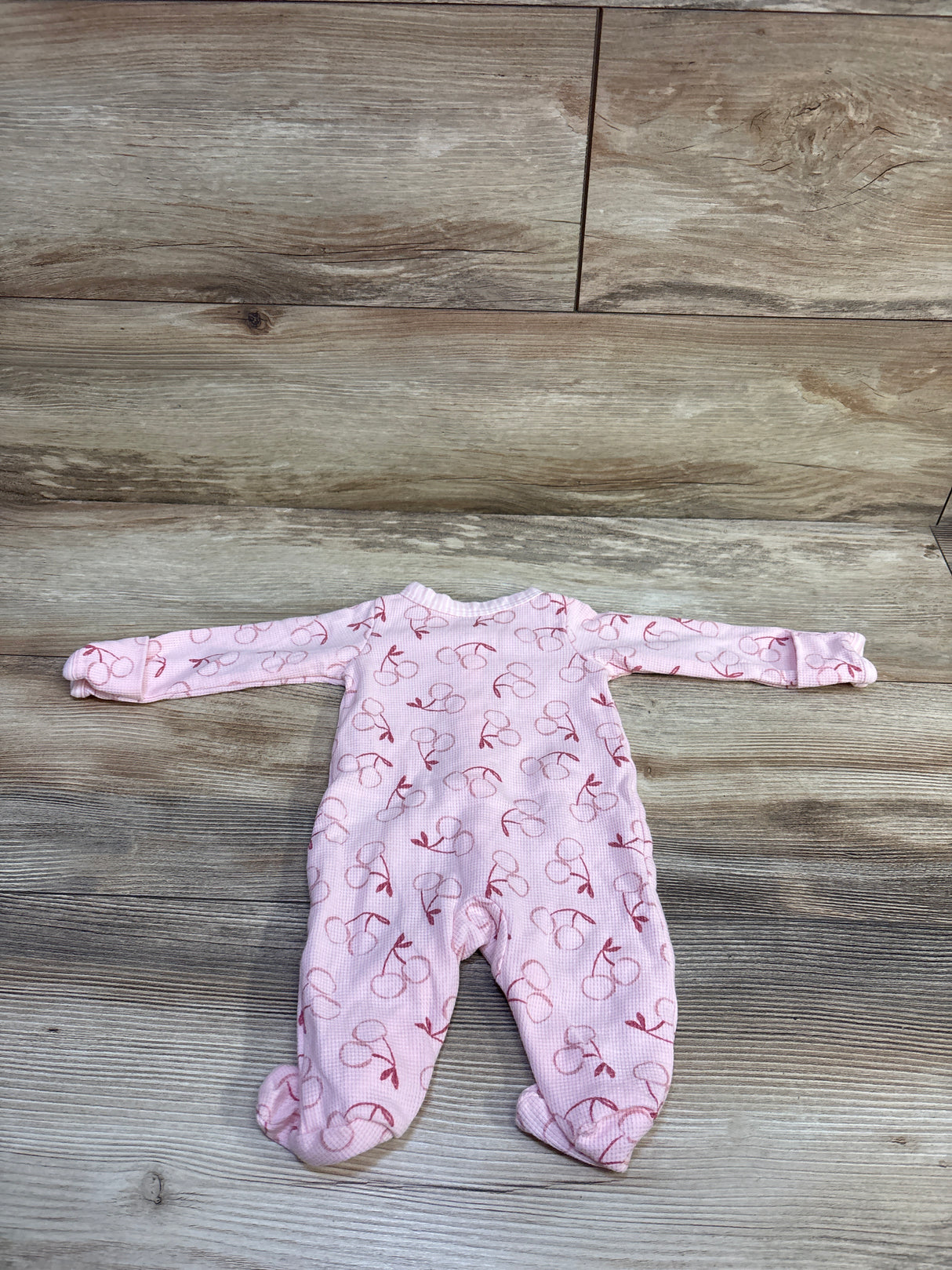 Just One You Waffle Knit Sleeper Pink sz Newborn