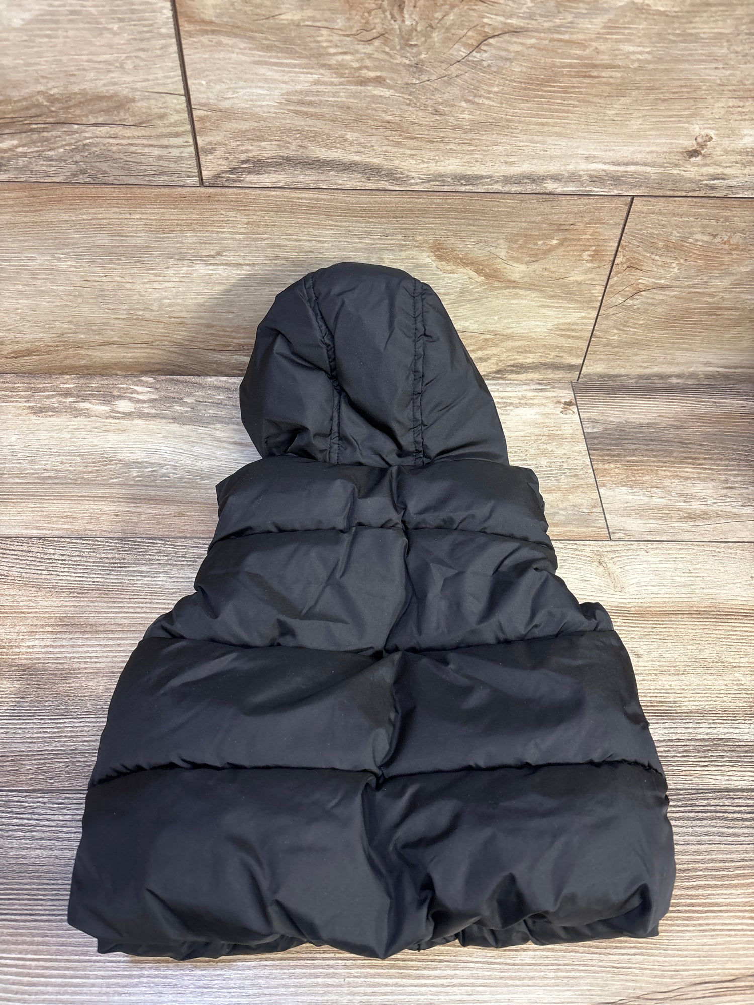 Baby Gap Hooded Puffer Vest Black sz 18-24m