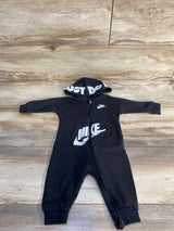 Nike Just Do it Hooded Coverall Black sz 6m