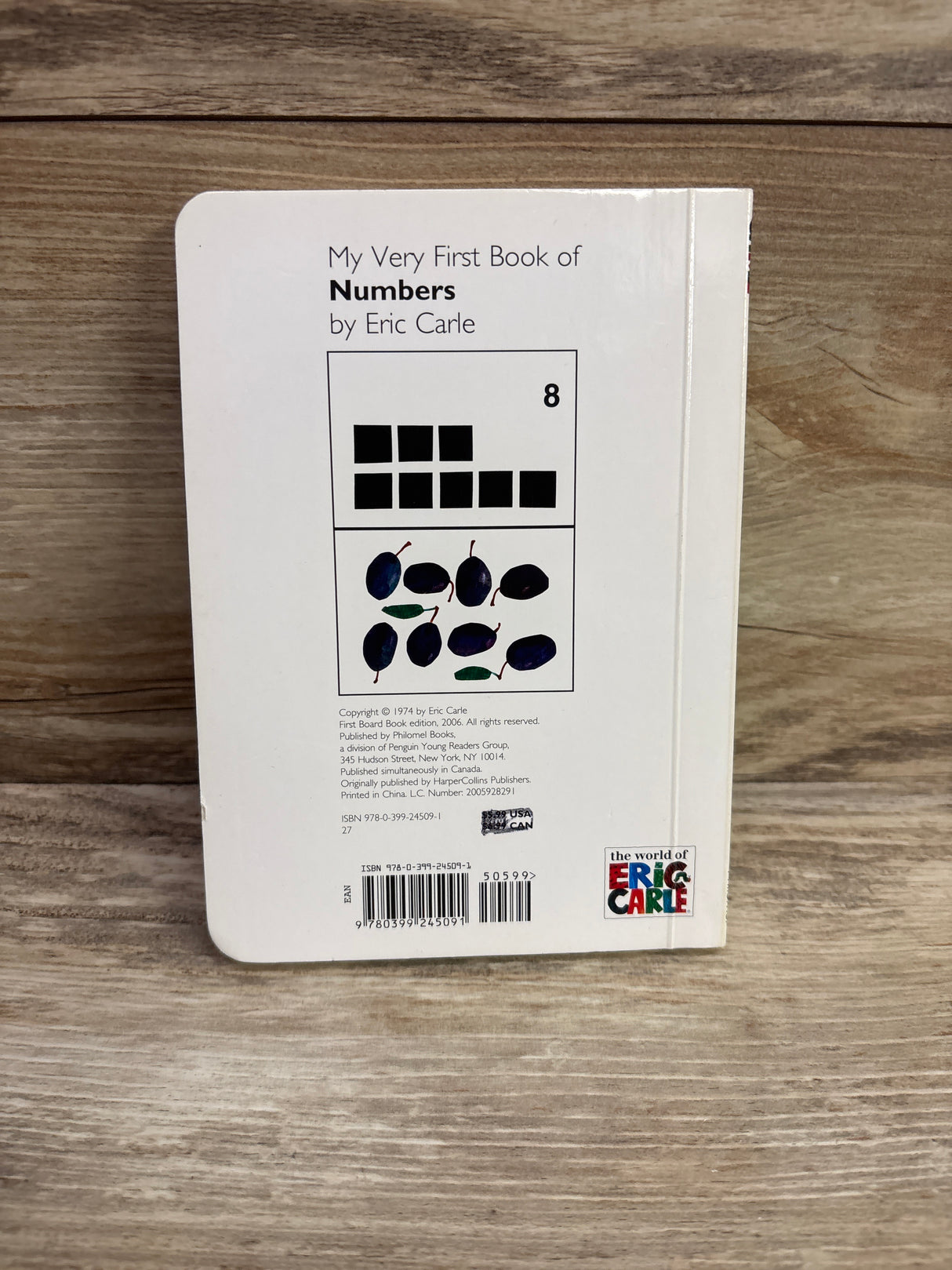 Eric Carle My Very First Book of Numbers Board Book