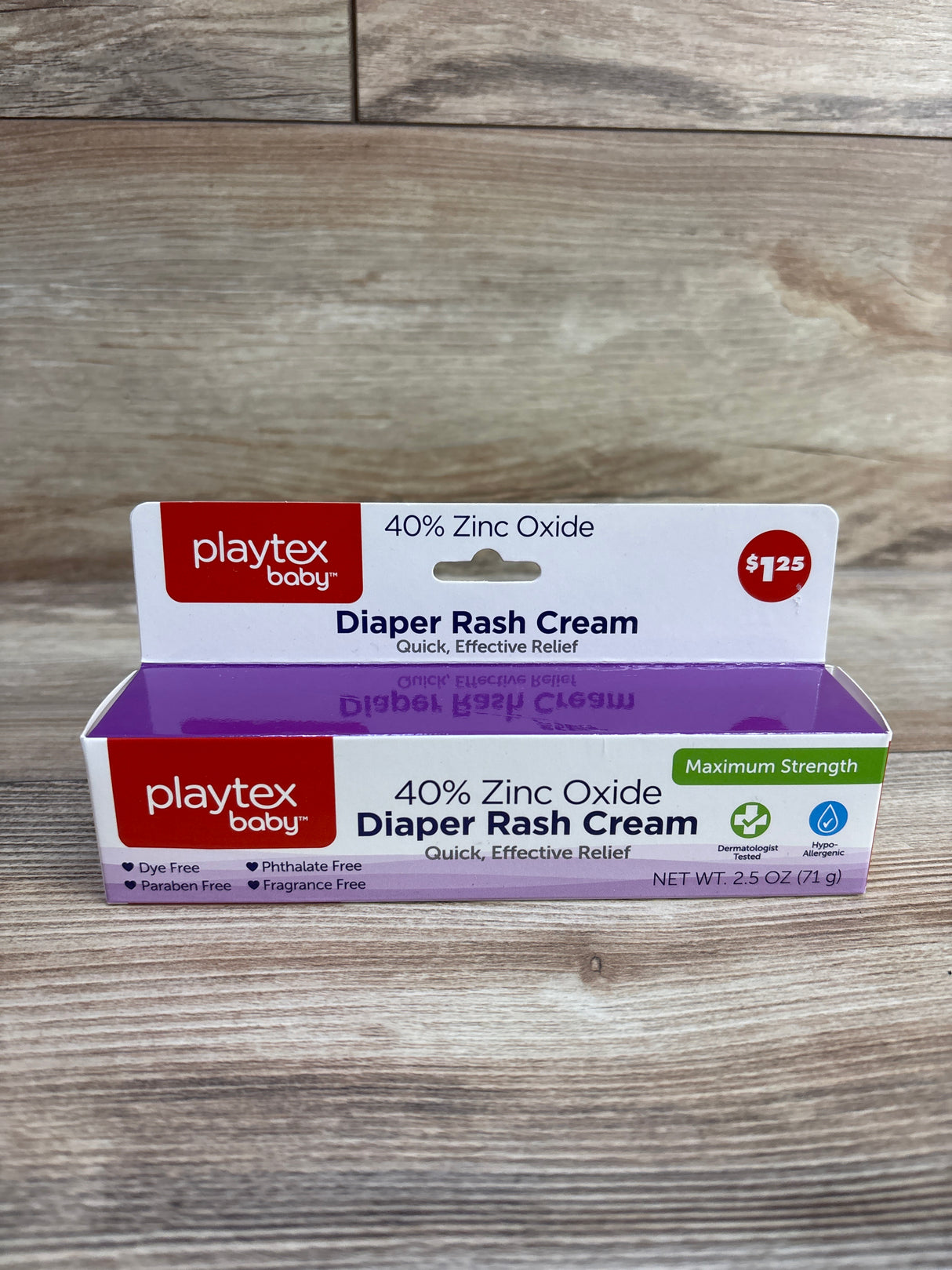 NEW Playtex Baby Diaper Rash Cream 2.5oz