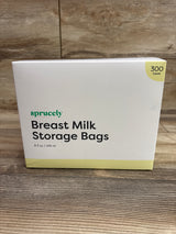 NEW Sprucely 300ct Breastmilk Storage Bags 8oz