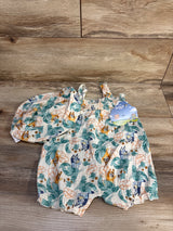 NEW Bluey 2pc Gauze Romper & Hat Set In Ivory sz 12m