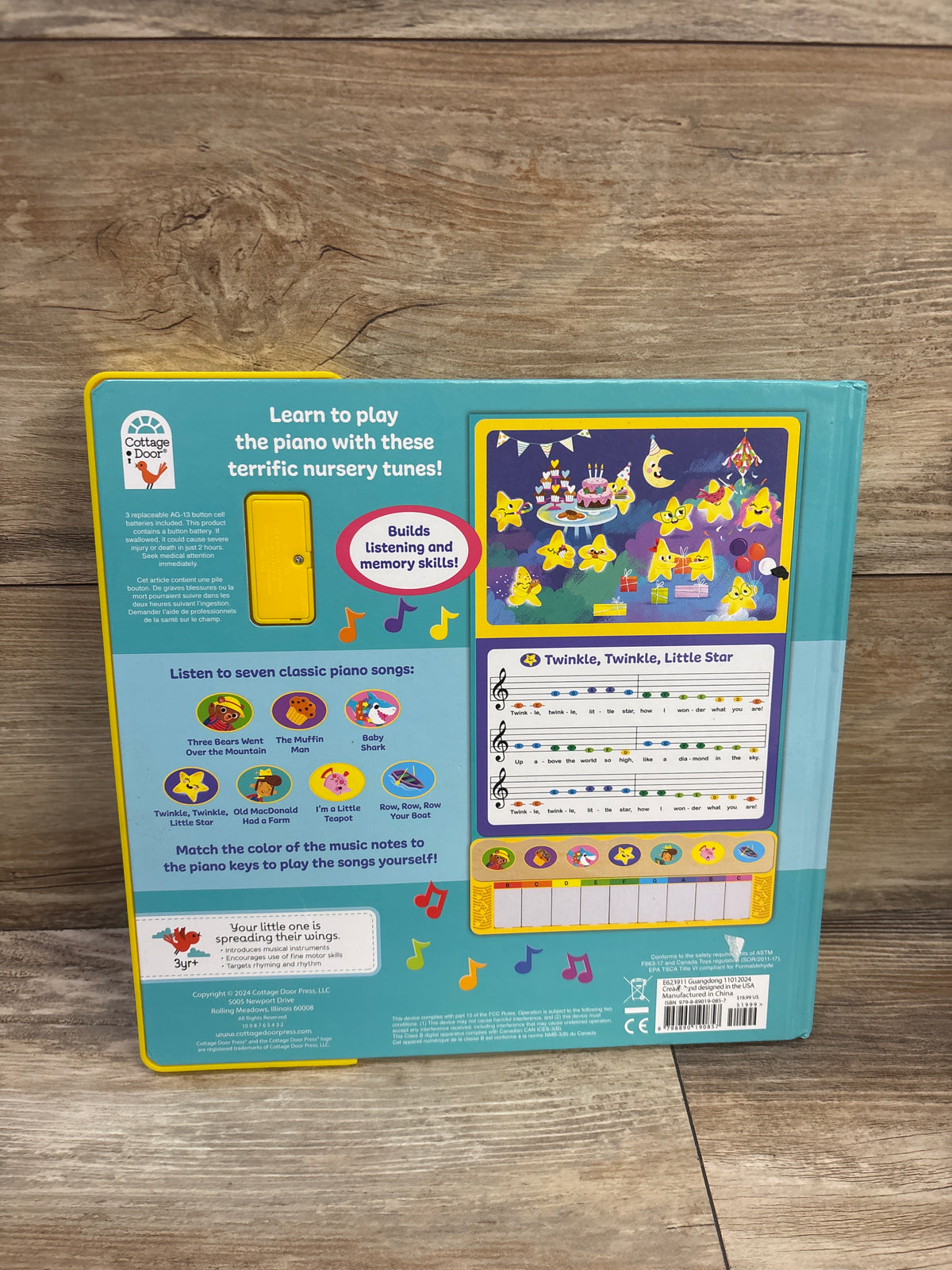 Play-Along Piano Songs Interactive Board Book
