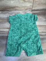 Wonder Nation Dinosaur Shortie Romper Green sz 12m