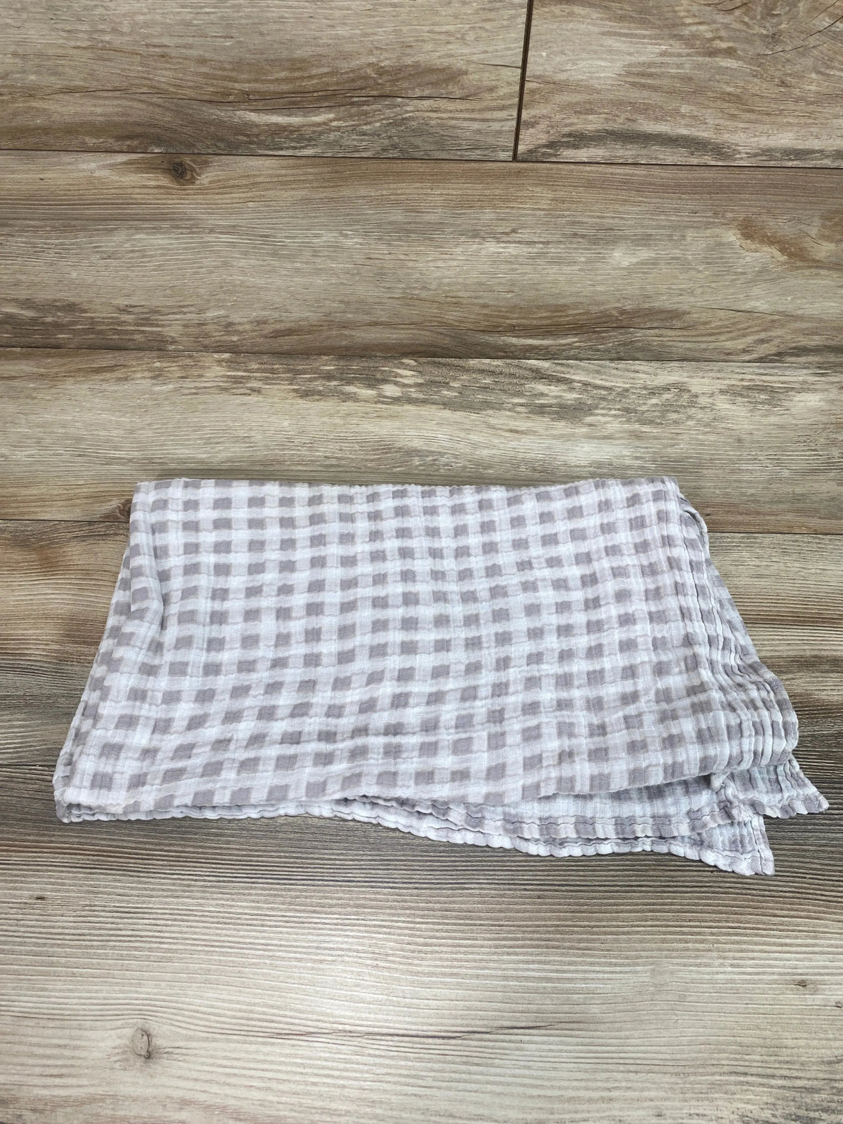 Muslin Swaddle Blanket Checkered