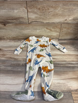 Carter's Dinosaur Blanket Sleeper Ivory sz 12m