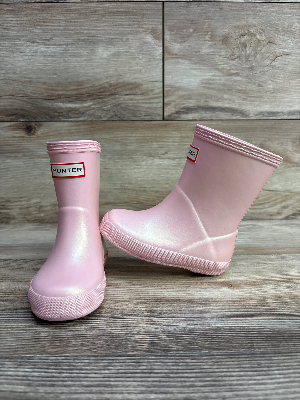 Hunter First Classic Rain Boots Pink sz 4c