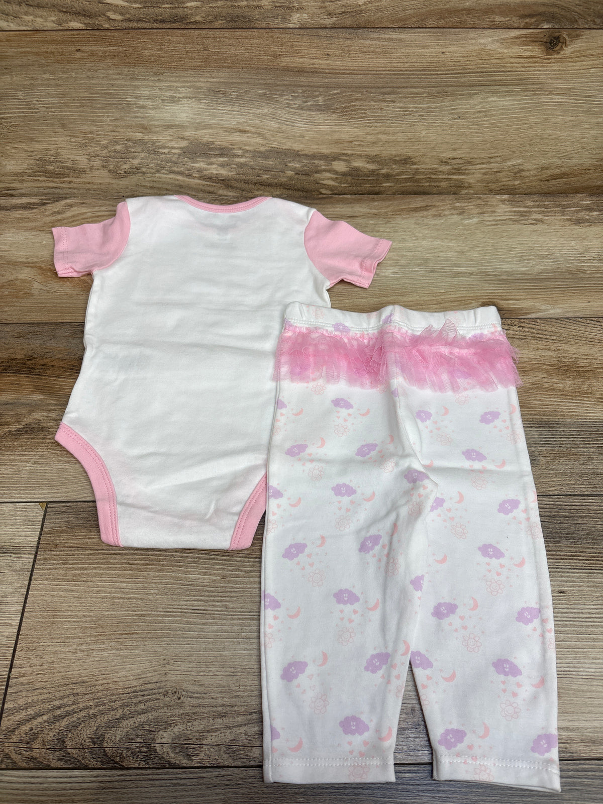 NFL Baby 2pc Spreading Love LA Rams Bodysuit & Pants Set White sz 6/9m
