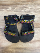 Teva Original Universal Black Sandals in Boomerang Pink sz 9c