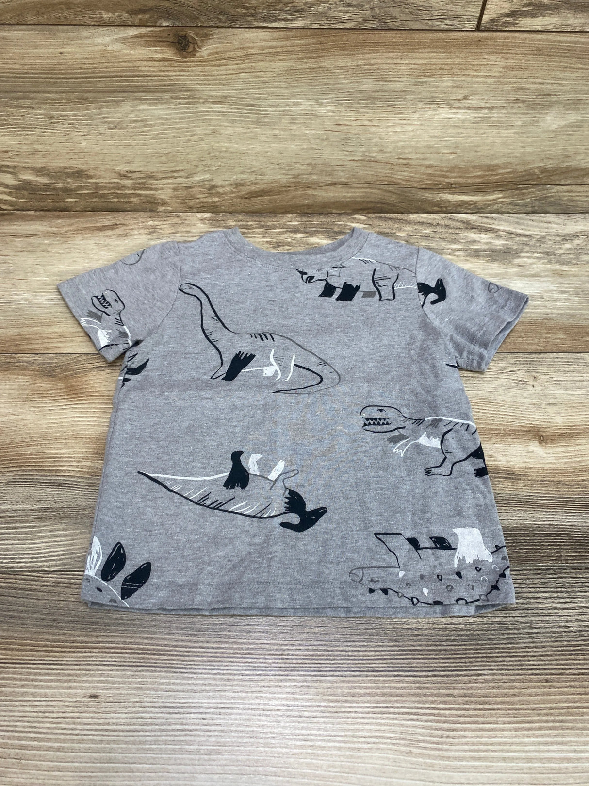 Cat & Jack Dino Shirt Grey sz 2T