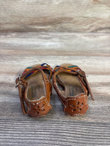 Leather Huarache Sandals Brown sz 2/3c