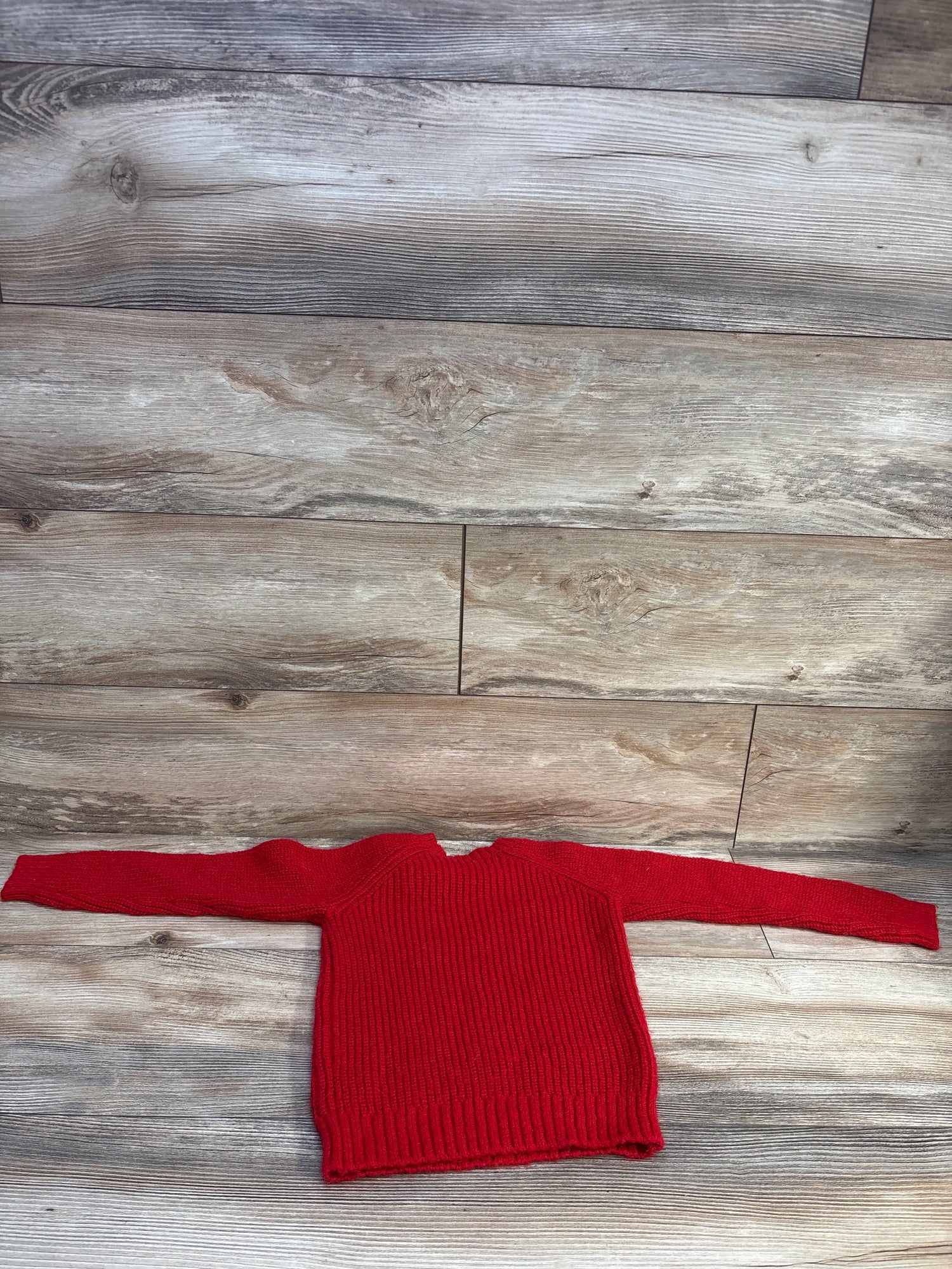 Janie & Jack The Shoulder Bow Sweater Red sz 4T