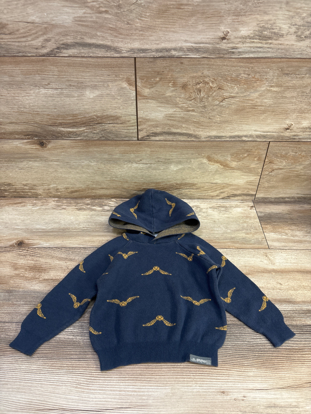 Modern Moments x Harry Potter Sweater Knit Hoodie Blue sz 2T