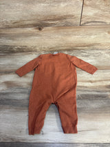 Just One You Swiss Dot Ruffled Coverall Rust sz 6m
