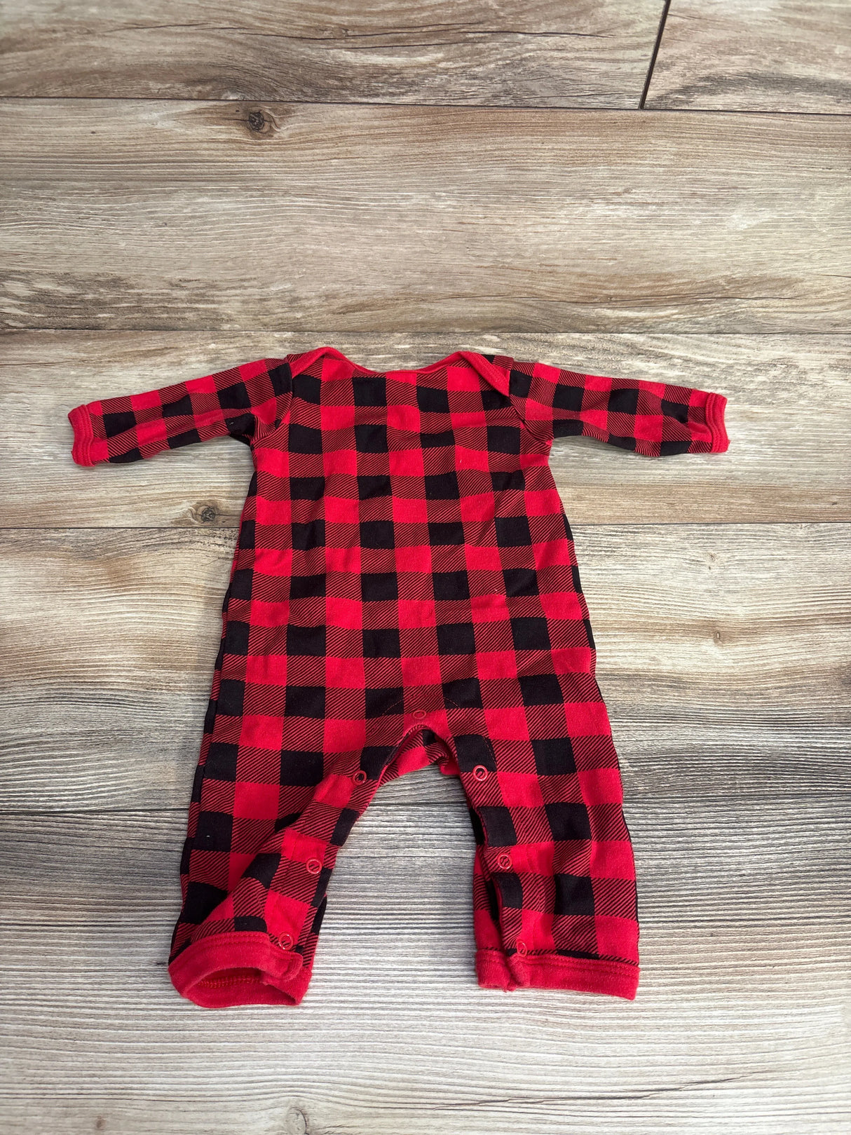 Hudson Baby Buffalo Print Coverall Red sz 0-3m