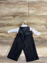 Happy Fella 4pc Vest Set White sz 6-9m