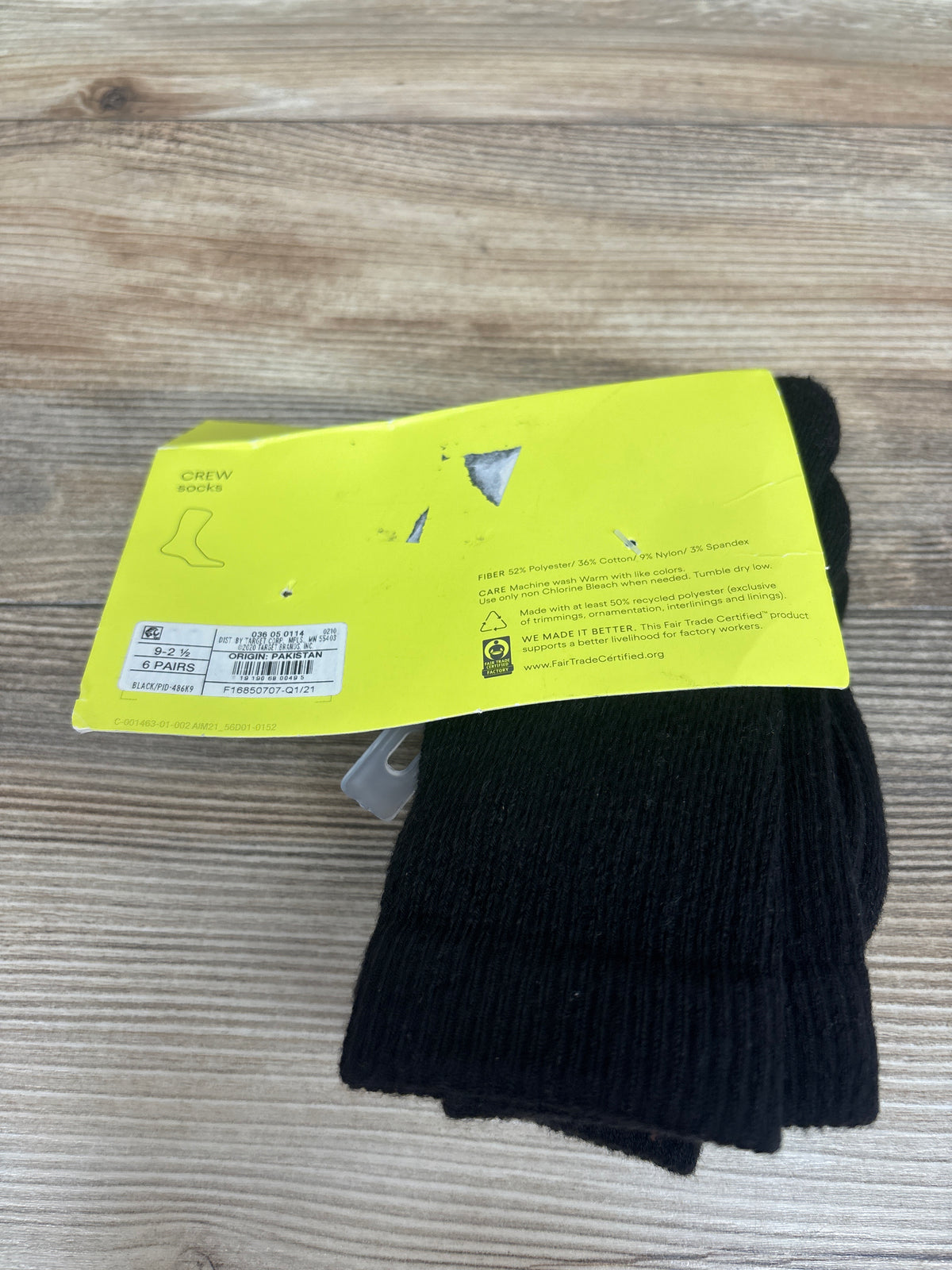 NEW All In Motion Crew Socks 3pk sz Medium 9c-2.5Y