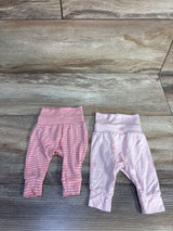 Child Of Mine 2pk Viscose Pants Pink sz Preemie