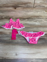 NEW Posh Peanut 2pc Barbie Swimsuit Set Pink sz 18-24m