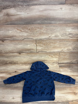 Free Planet Pull Over Dinosaur Hoodie Navy sz 4T