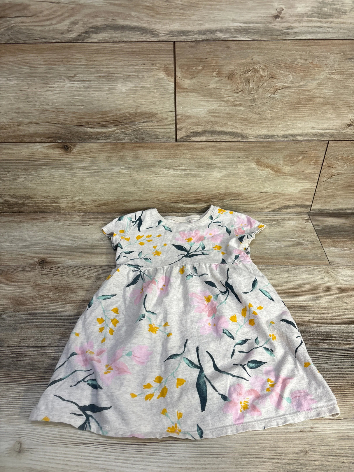 Old Navy Floral Dress Oatmeal sz 4T