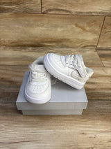 Nike Force 1 Low EasyOn TD 'Triple White' Sneakers White sz 4c