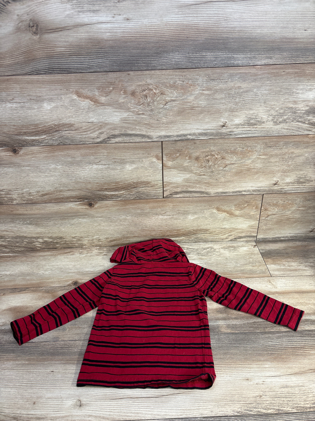 Volcom Hooded Striped Shirt Red sz 3T
