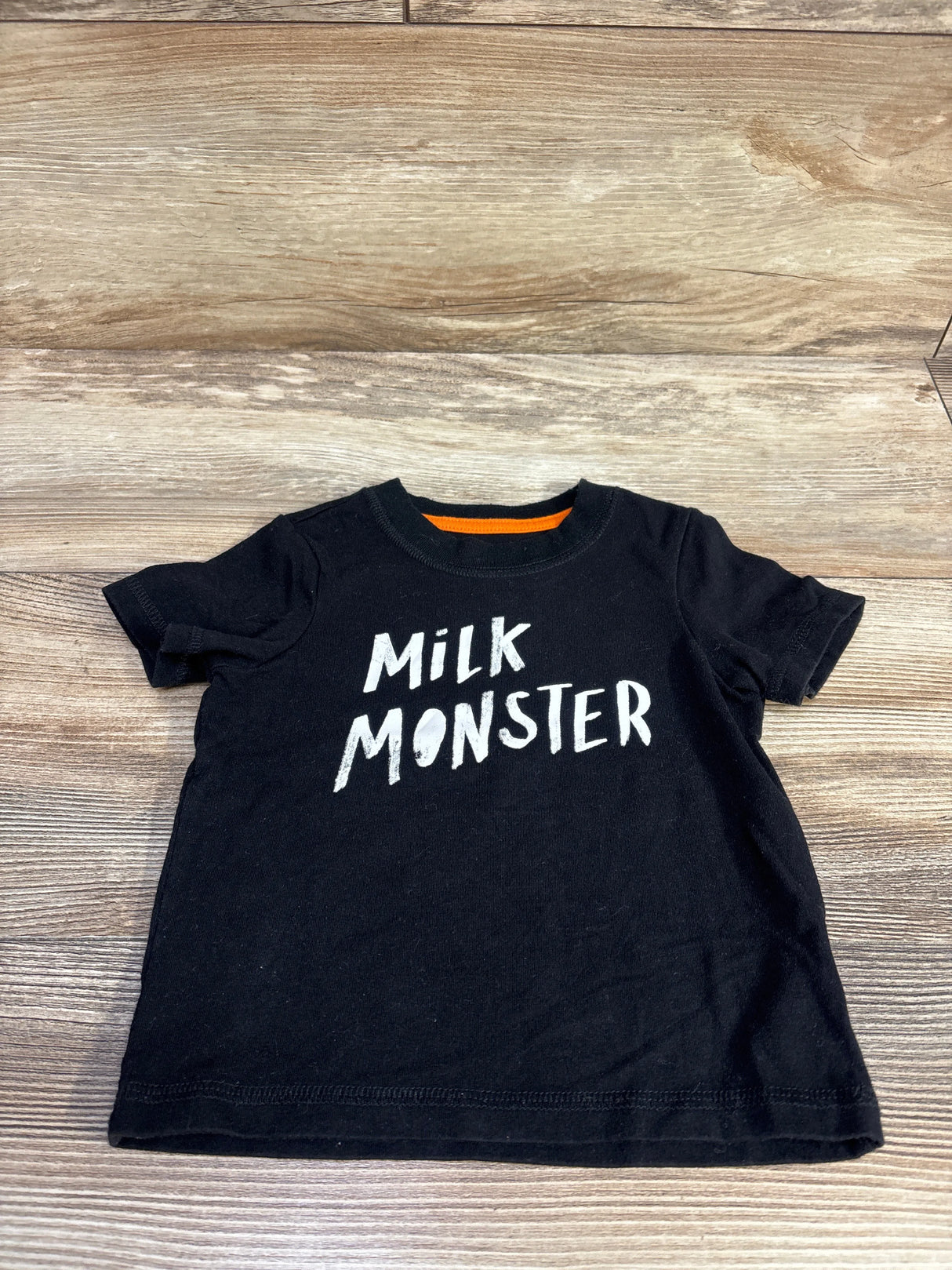 Cat & Jack Milk Monster Shirt Black sz 12m - Me n Mommy To Be