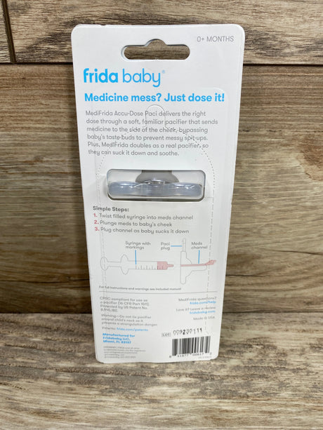 NEW MediFrida Accu-Dose Pacifier Medicine Dispenser