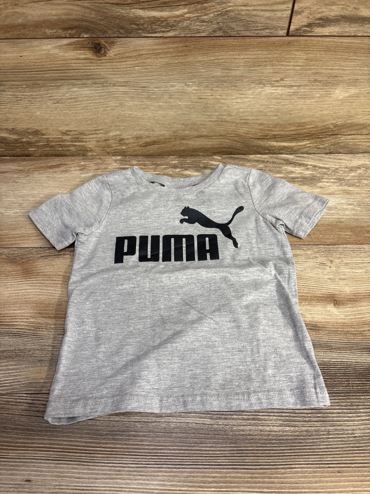 Puma Logo Shirt Grey sz 2T - Me n Mommy To Be