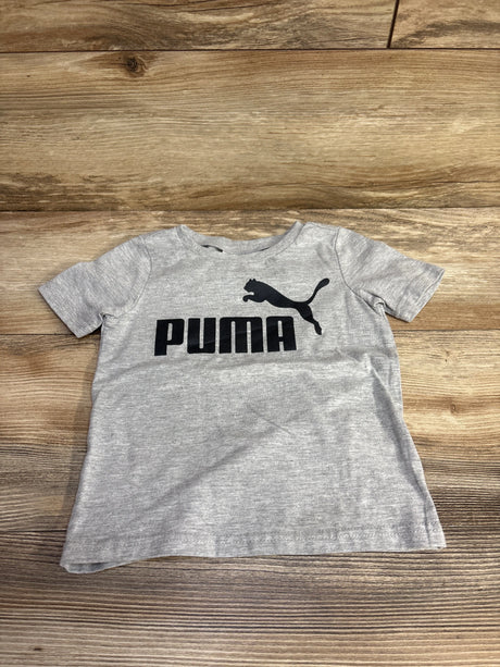 Puma Logo Shirt Grey sz 2T - Me n Mommy To Be