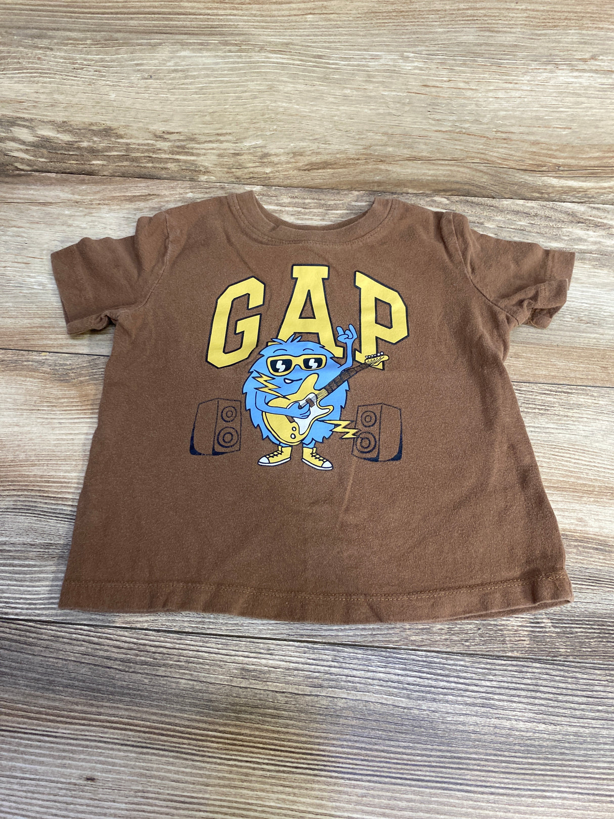 Baby Gap Logo Shirt Brown sz 2T