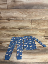 Member's Mark Organic 2pc Sports Dog Pajama Set Blue sz 2T